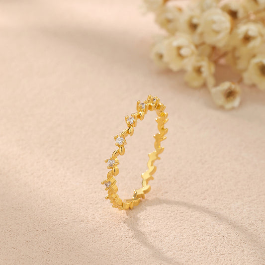 Mini Leaves Ring