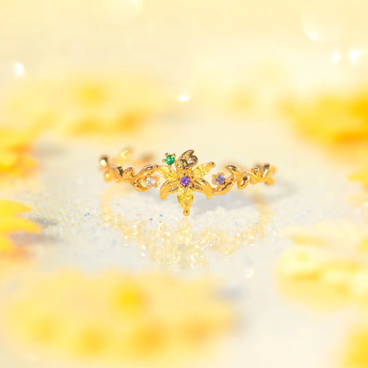 Rapunzel Sundrop Flower Ring