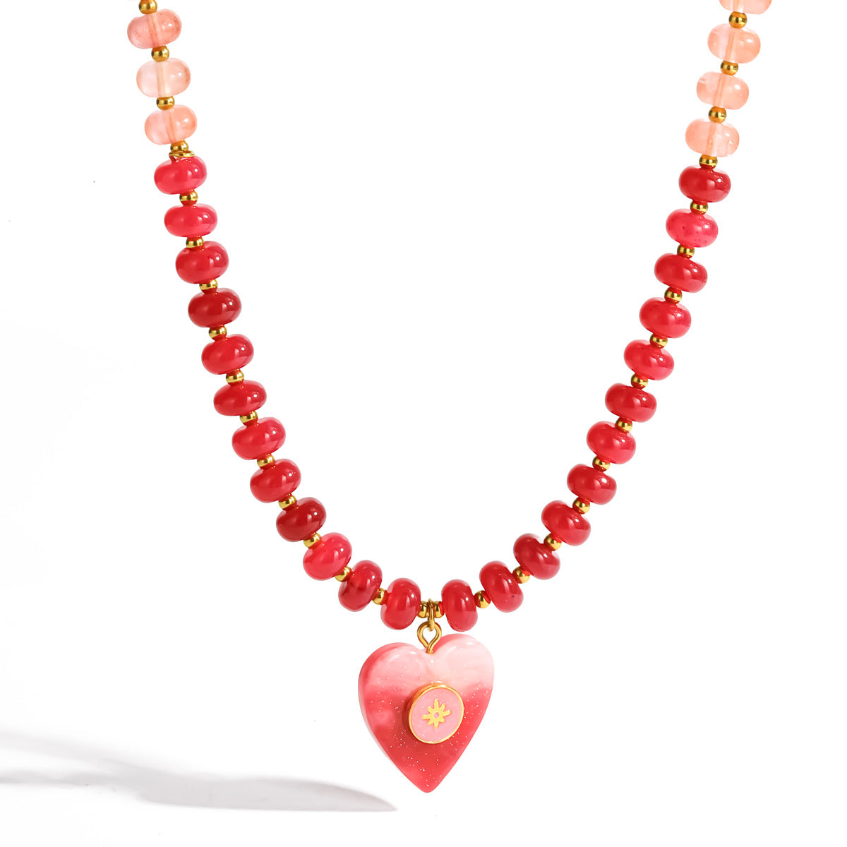 Candy Beads Red Necklace