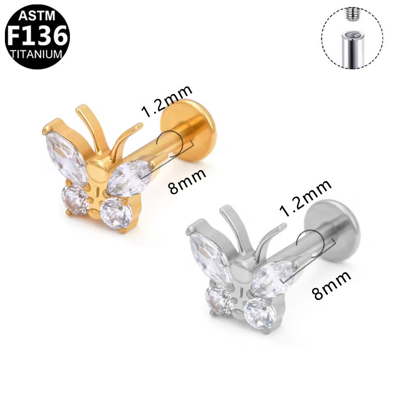 Glimmer Butterfly Labret