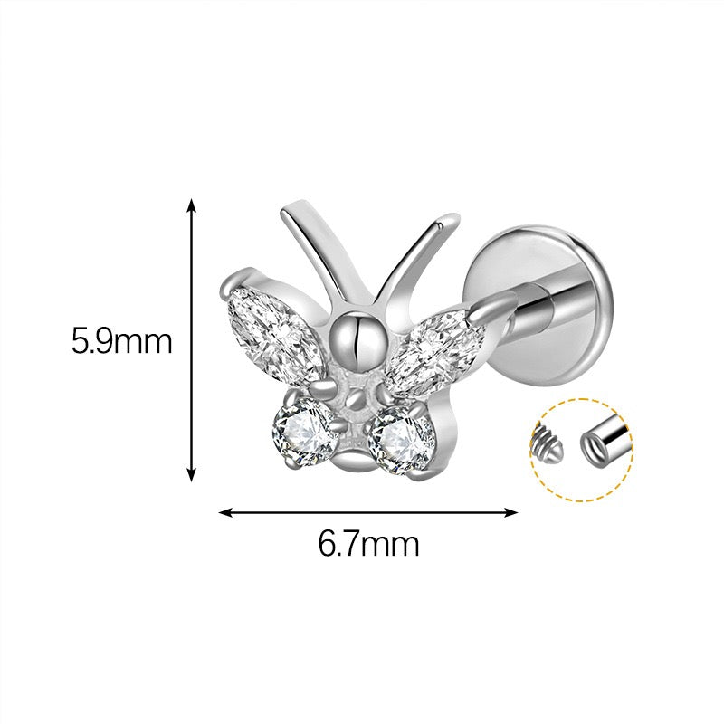Glimmer Butterfly Labret