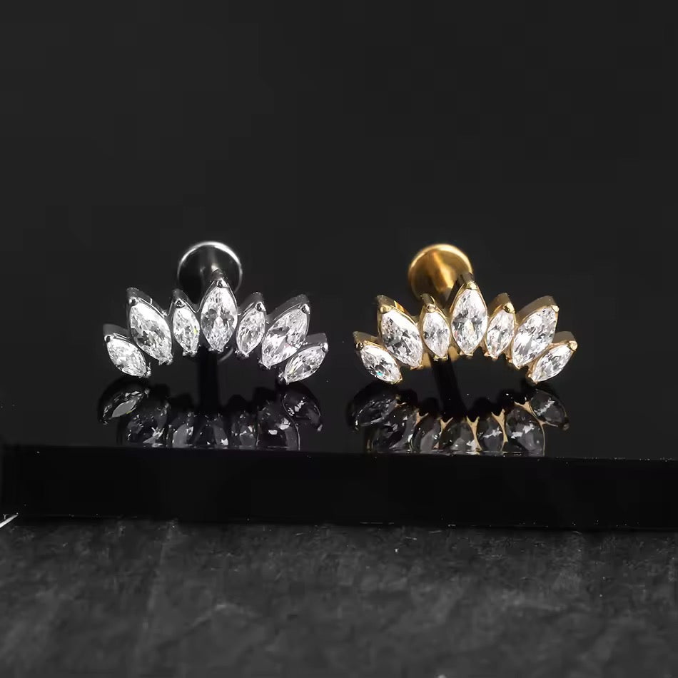 Glow Marquise Climber Labret