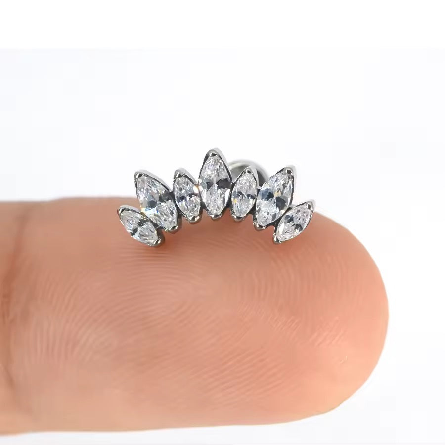 Glow Marquise Climber Labret