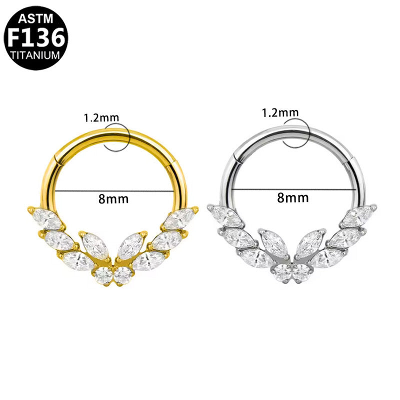 Glimmer Butterfly Clicker Hoop