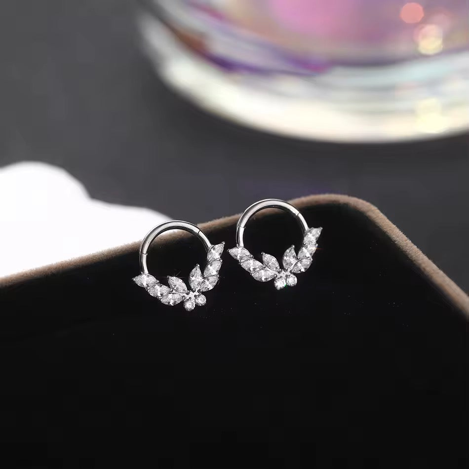 Glimmer Butterfly Clicker Hoop
