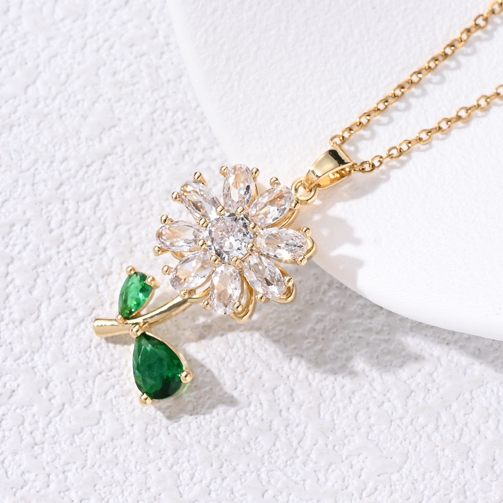 Golden Daisy Necklace