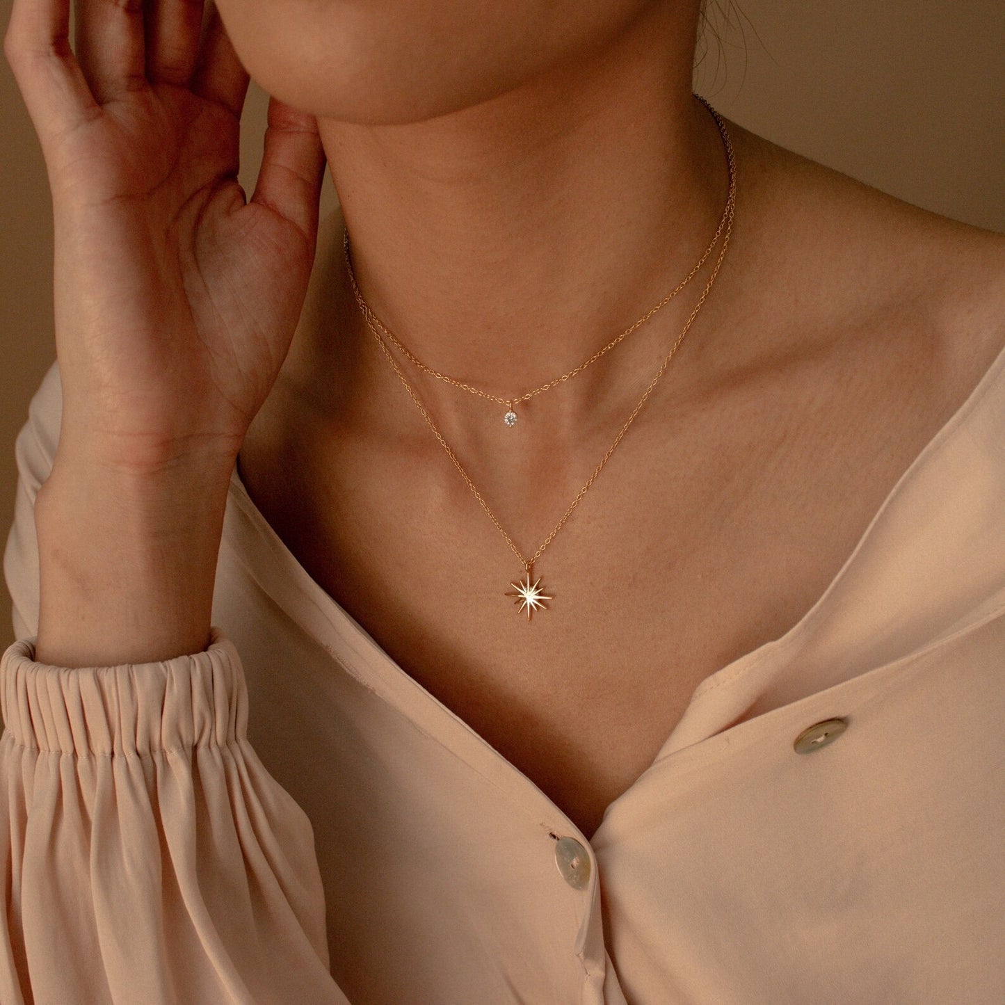 Starlit Crystal Necklace