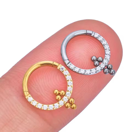 Boho Glam Clicker Hoop
