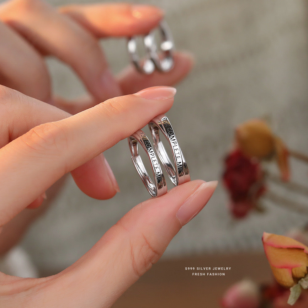 You Complete Me Couple Ring