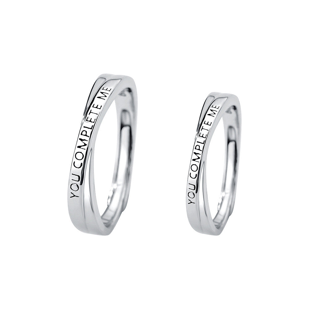 You Complete Me Couple Ring