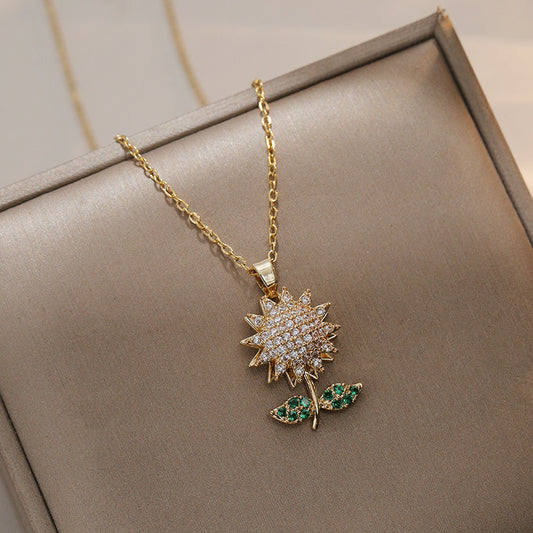 Bright Sunflower Necklace