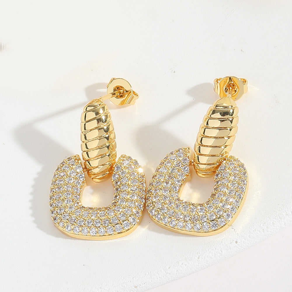 Eterna Golden Earrings