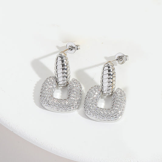 Eterna Silver Earrings