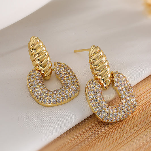 Eterna Golden Earrings