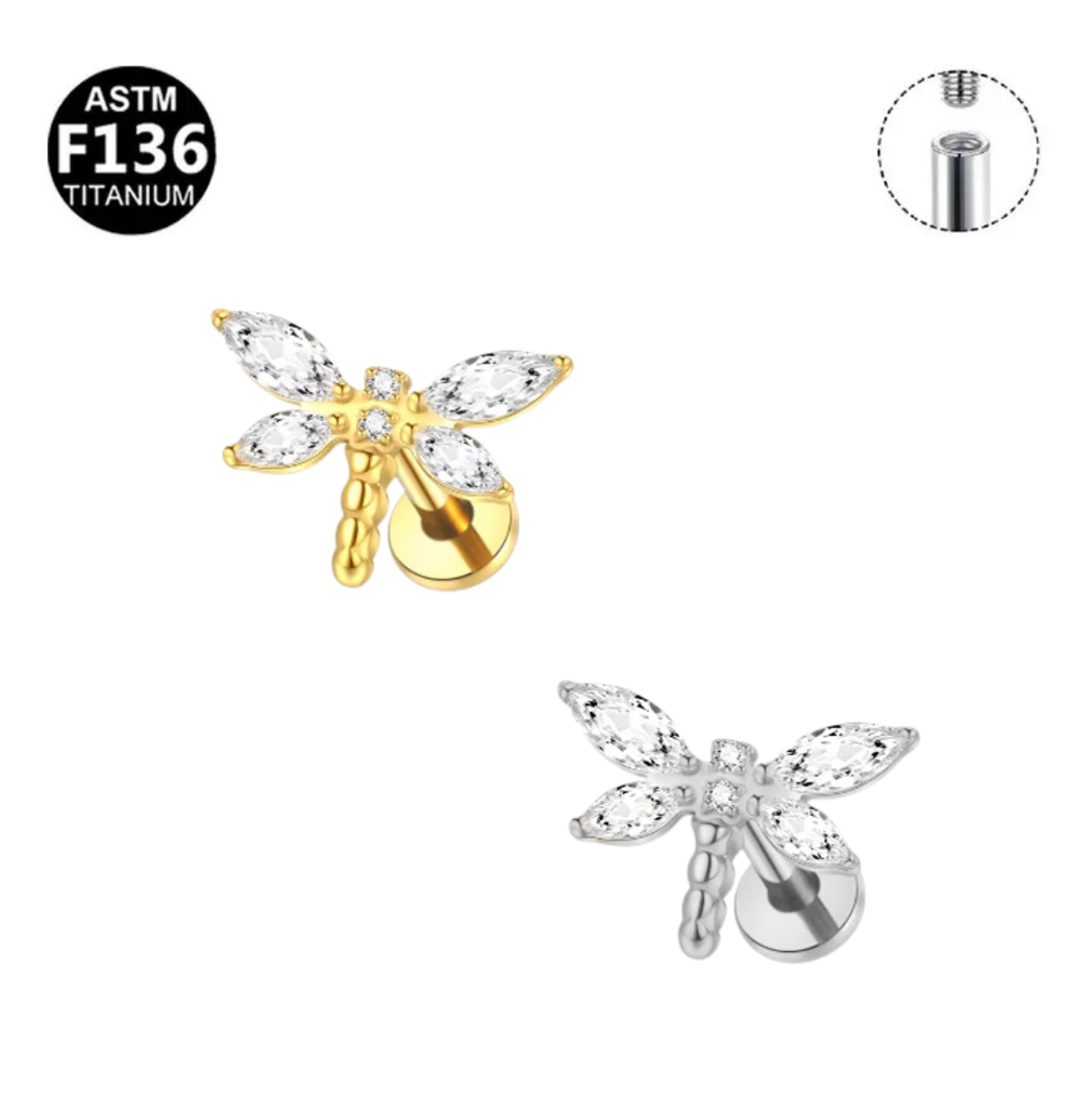 Shiny Dragonfly Labret