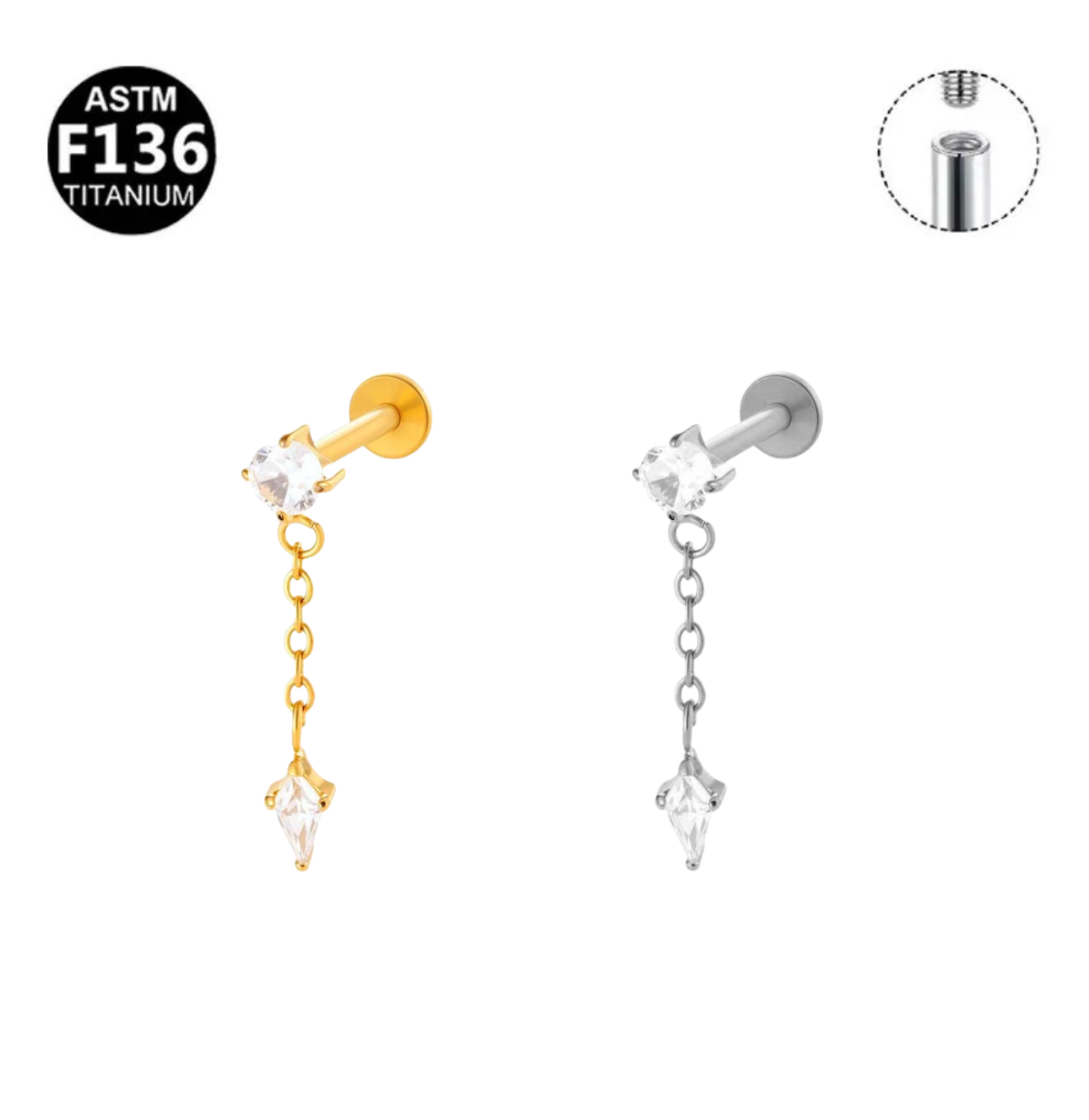 Cannes Dangling Labret