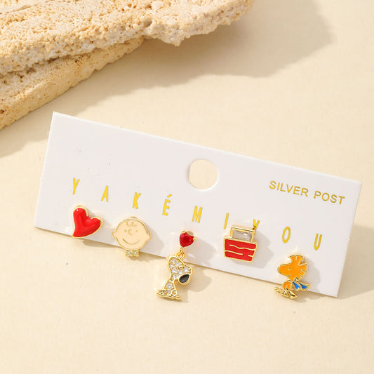 Snoopy Earring Set