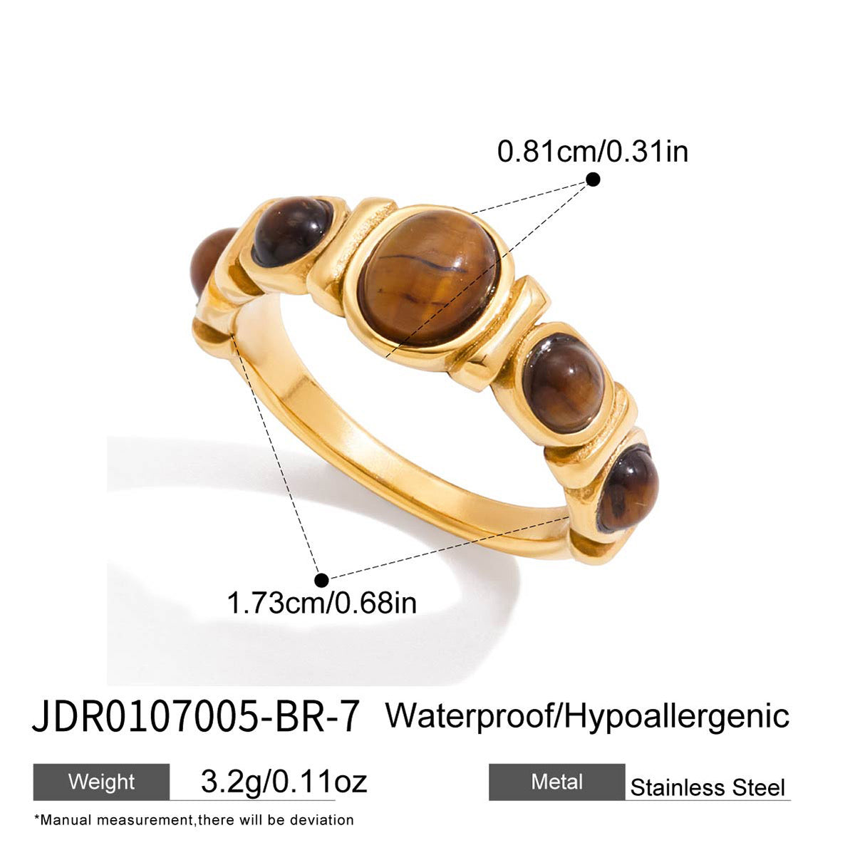 Natural Stones Ring