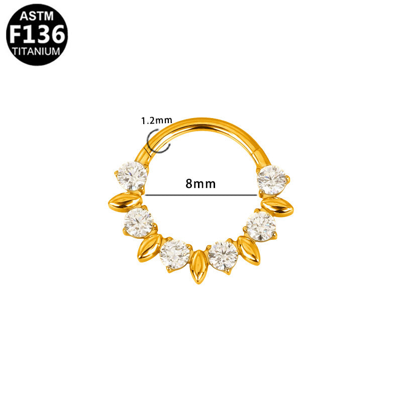 Shiny Spikes Clicker Hoop