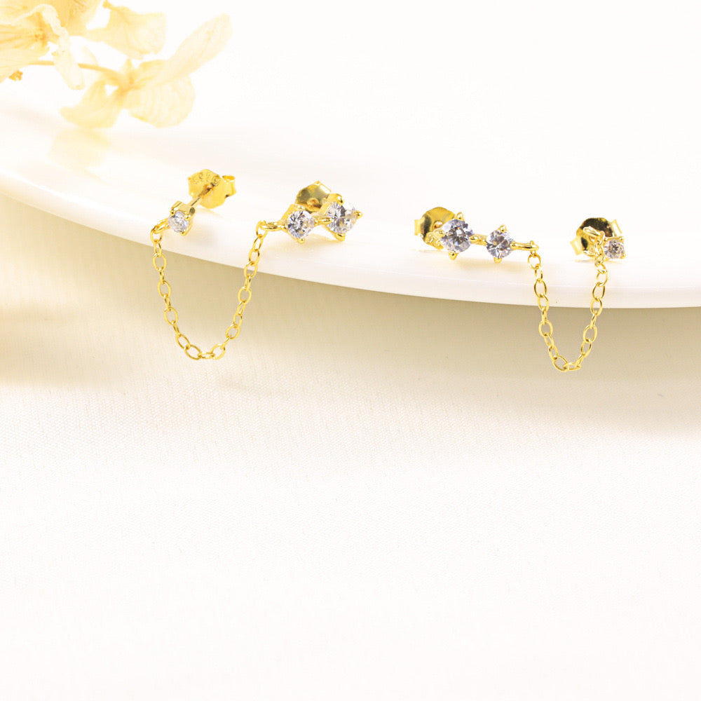 Luisa Chain Studs
