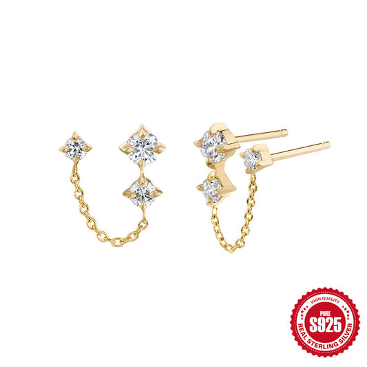 Luisa Chain Studs