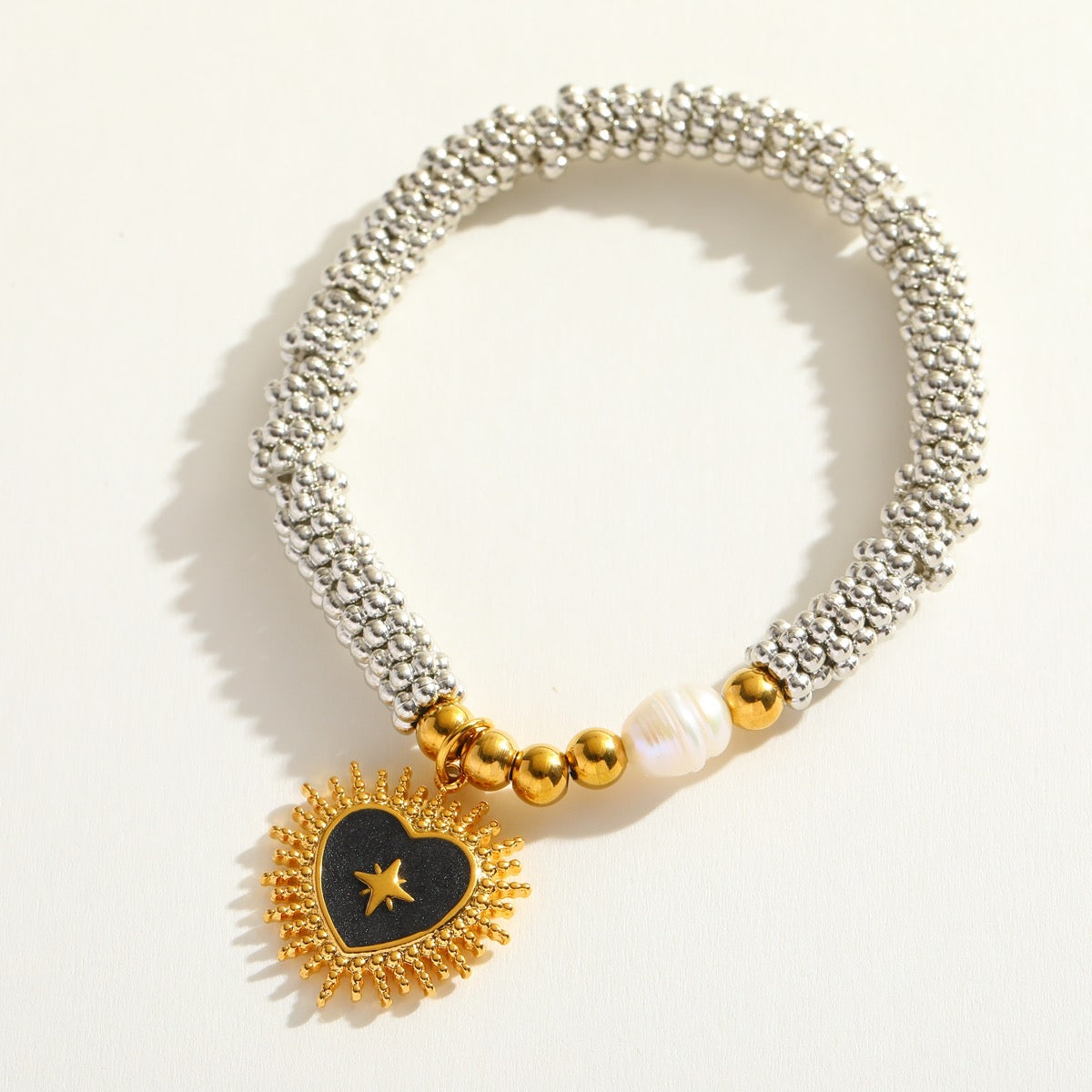 Black Heart Bracelet