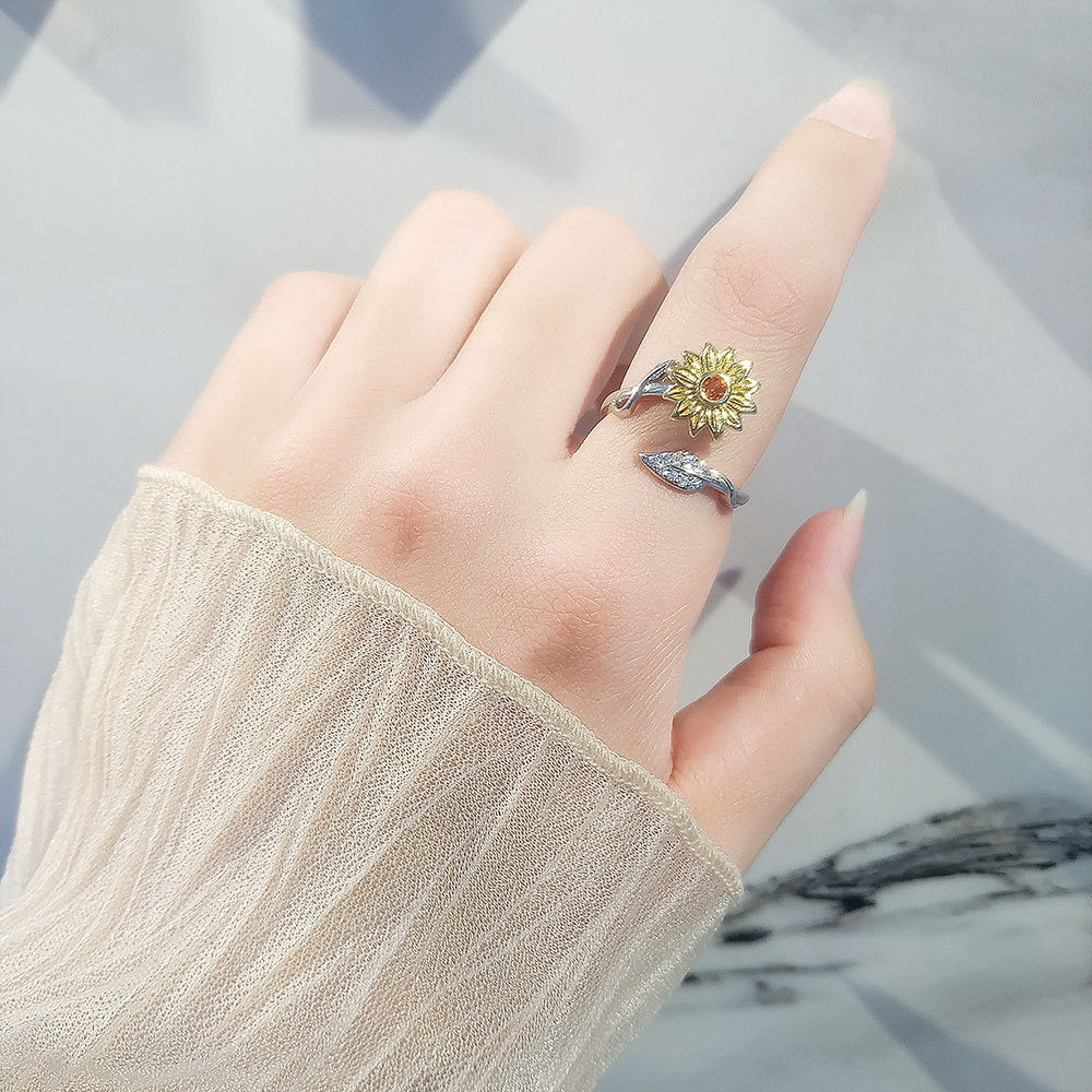 Spinning Sunflower Ring