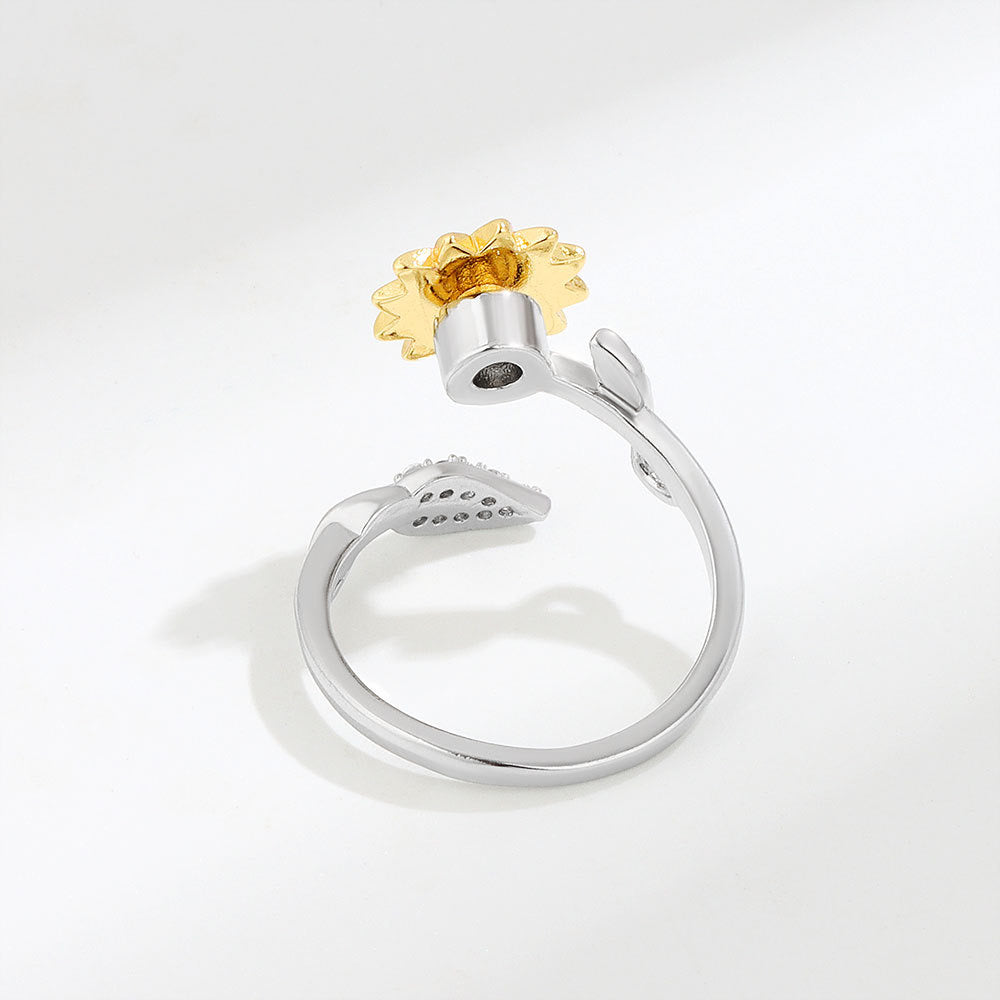 Spinning Sunflower Ring