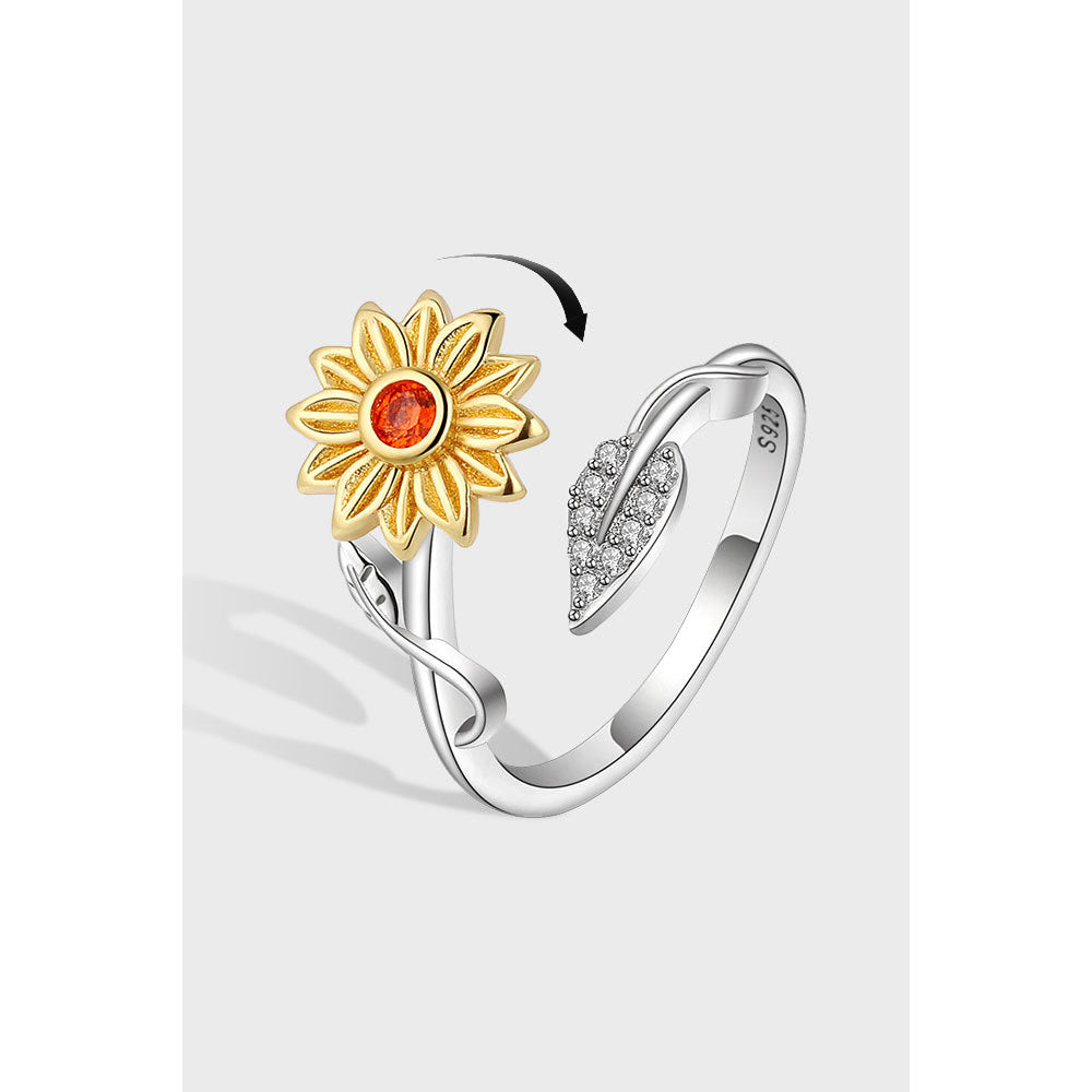 Spinning Sunflower Ring
