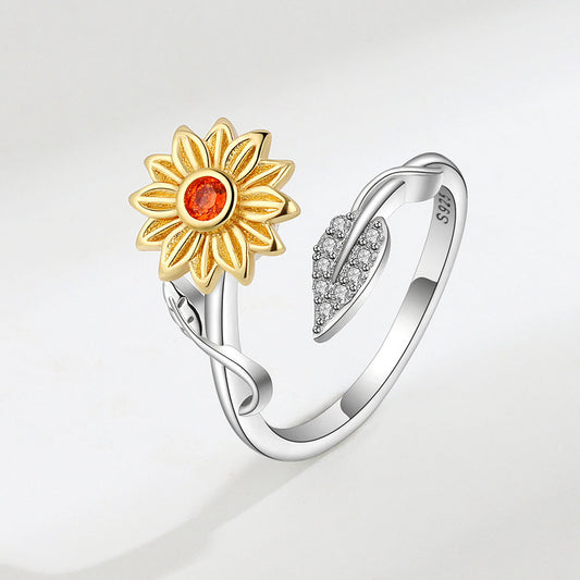 Spinning Sunflower Ring