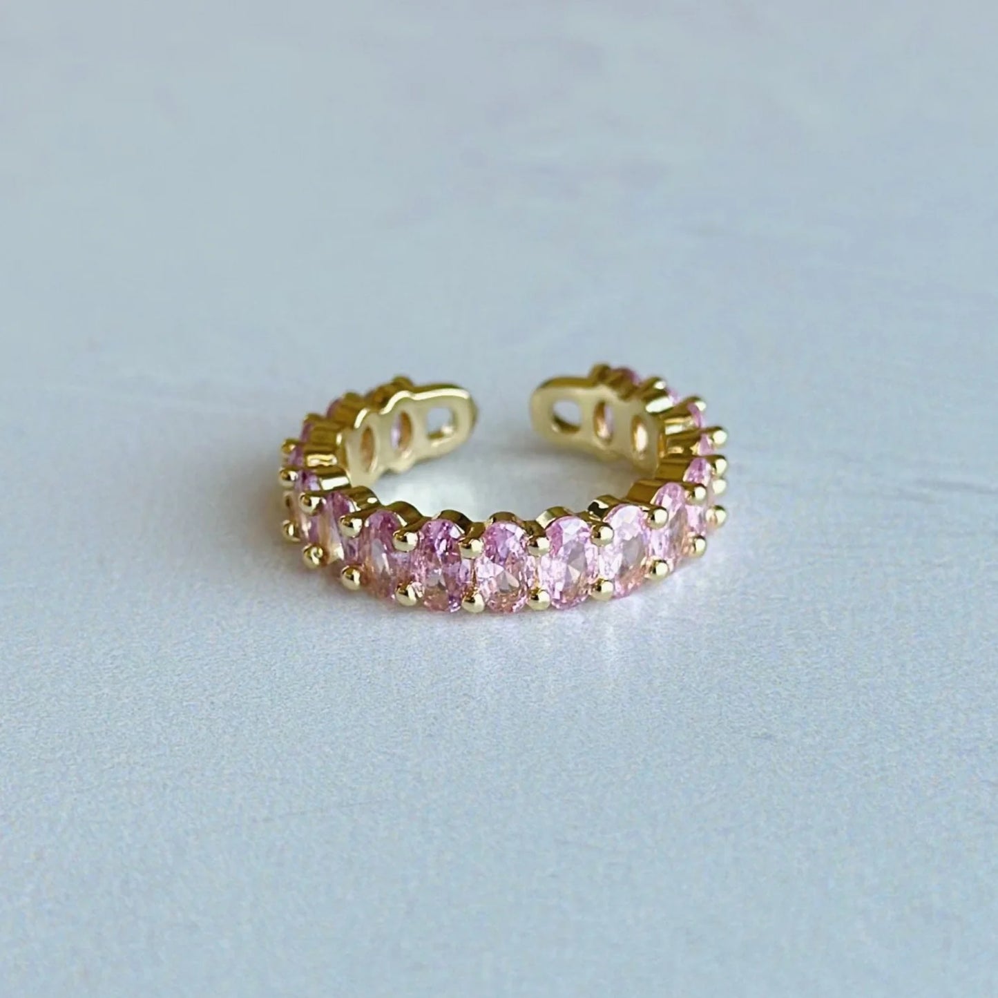 Pink Zircon Ring