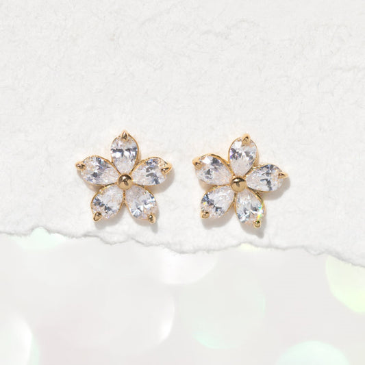 Tiny Flowers Studs