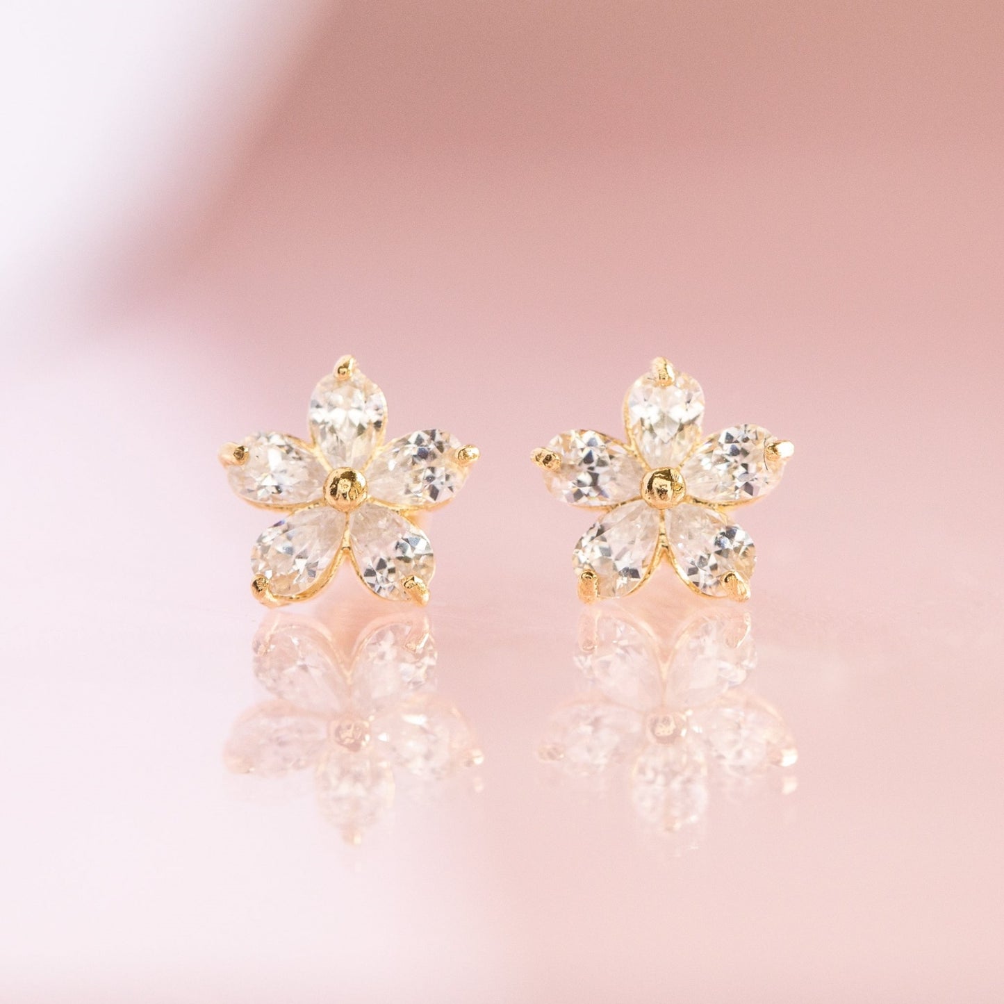Tiny Flowers Studs