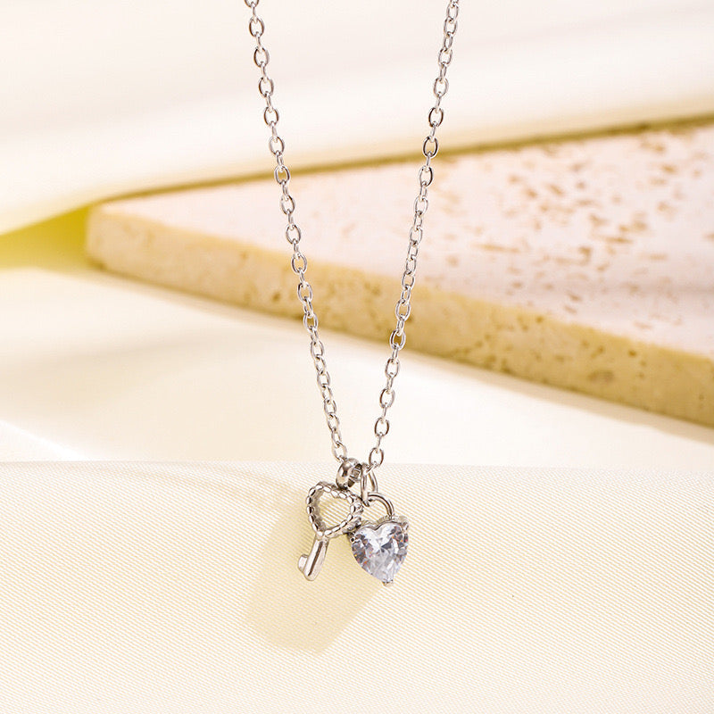 Key of my Heart Necklace